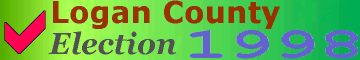 LOGAN COUNTY NOVEMBER ELECTION 1998
